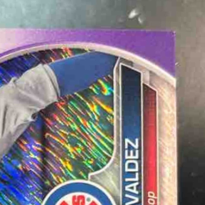2023 Bowman Chrome Derniche Valdez Purple Shimmer /250 1st Prospect Chicago Cubs