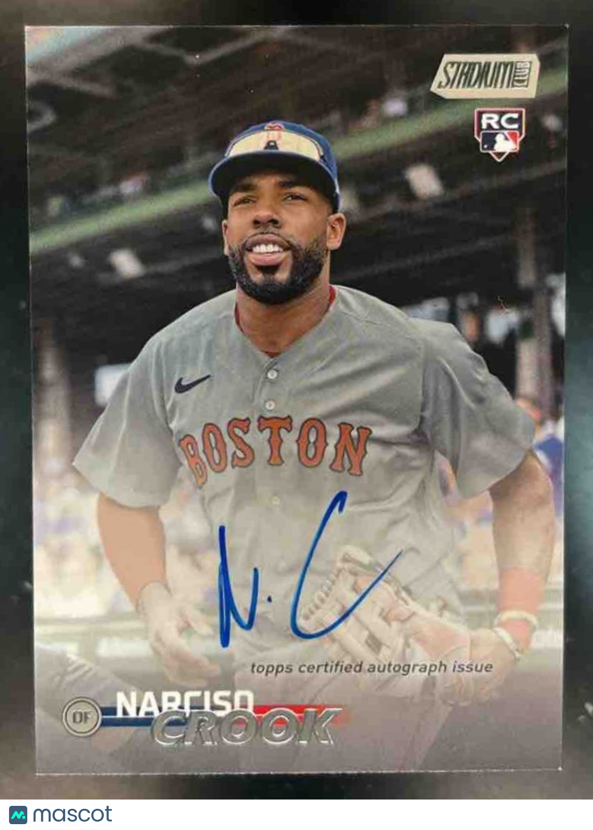 2023 Topps Stadium Club Narciso Crook Auto #SCBA-NC RC Boston Red Sox