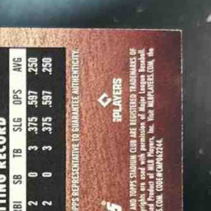 2023 Topps Stadium Club Narciso Crook Auto #SCBA-NC RC Boston Red Sox