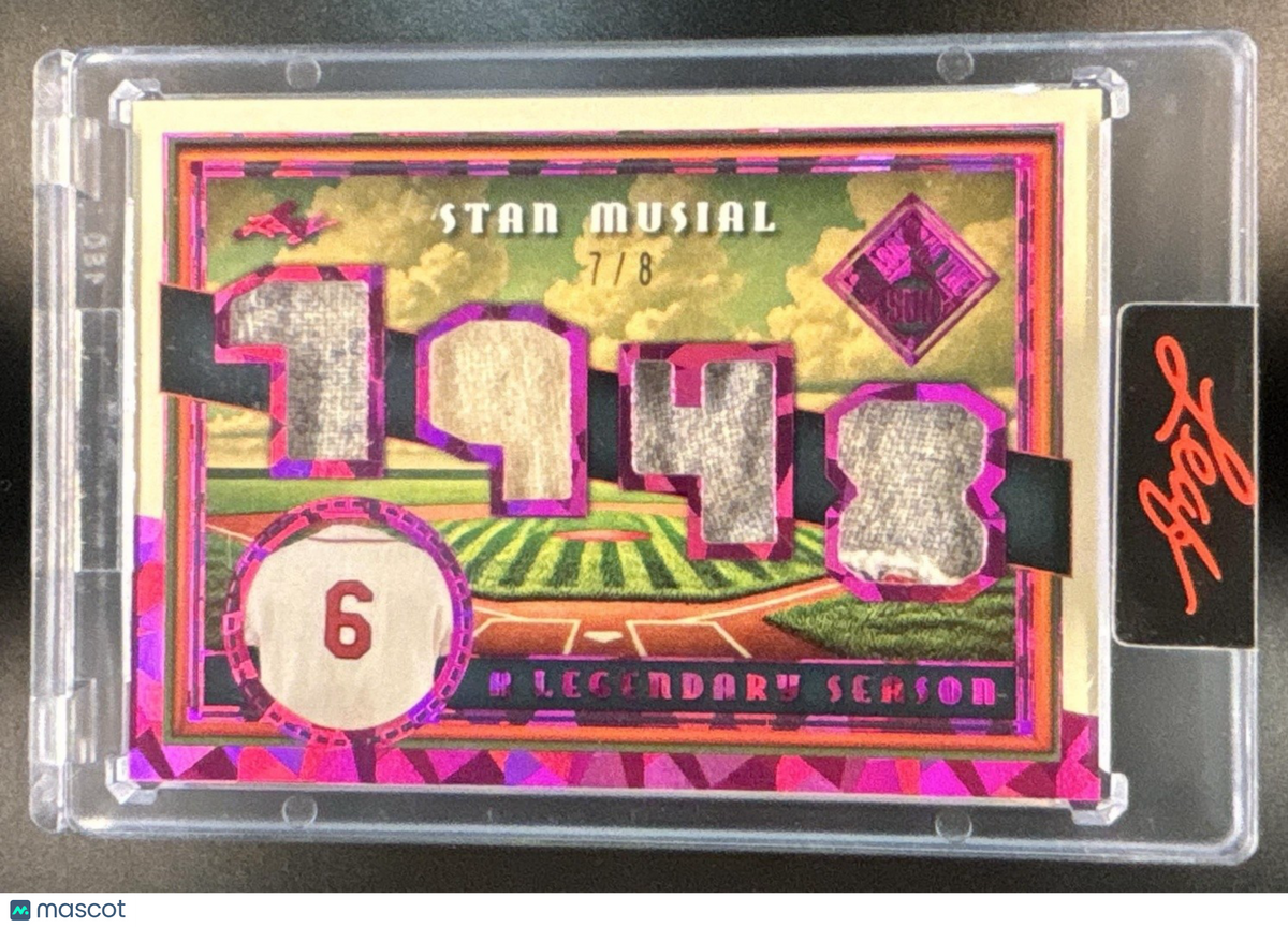 2025 Leaf Seasons In The Sun Stan Musial A Legendary Season 1948 Patch /8
