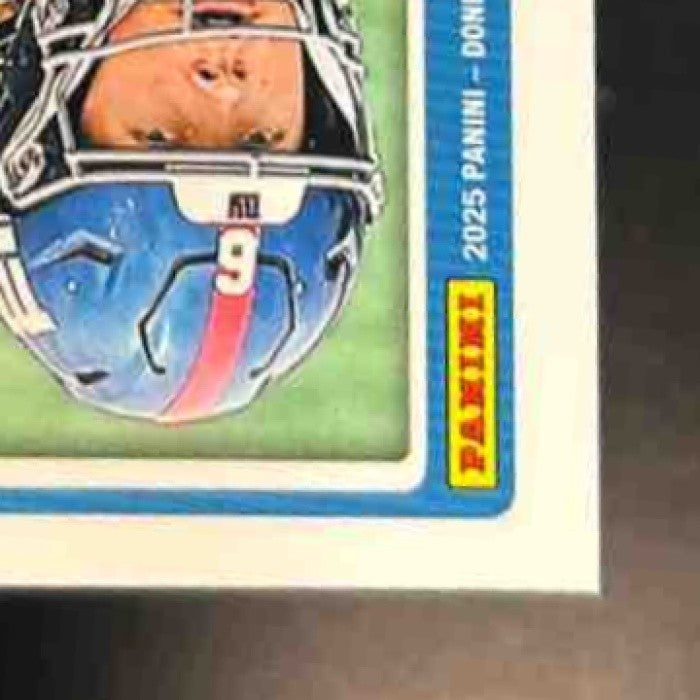 2025 Donruss Optic Jaxson Dart Purple Shock Prizm #273 New York Giants