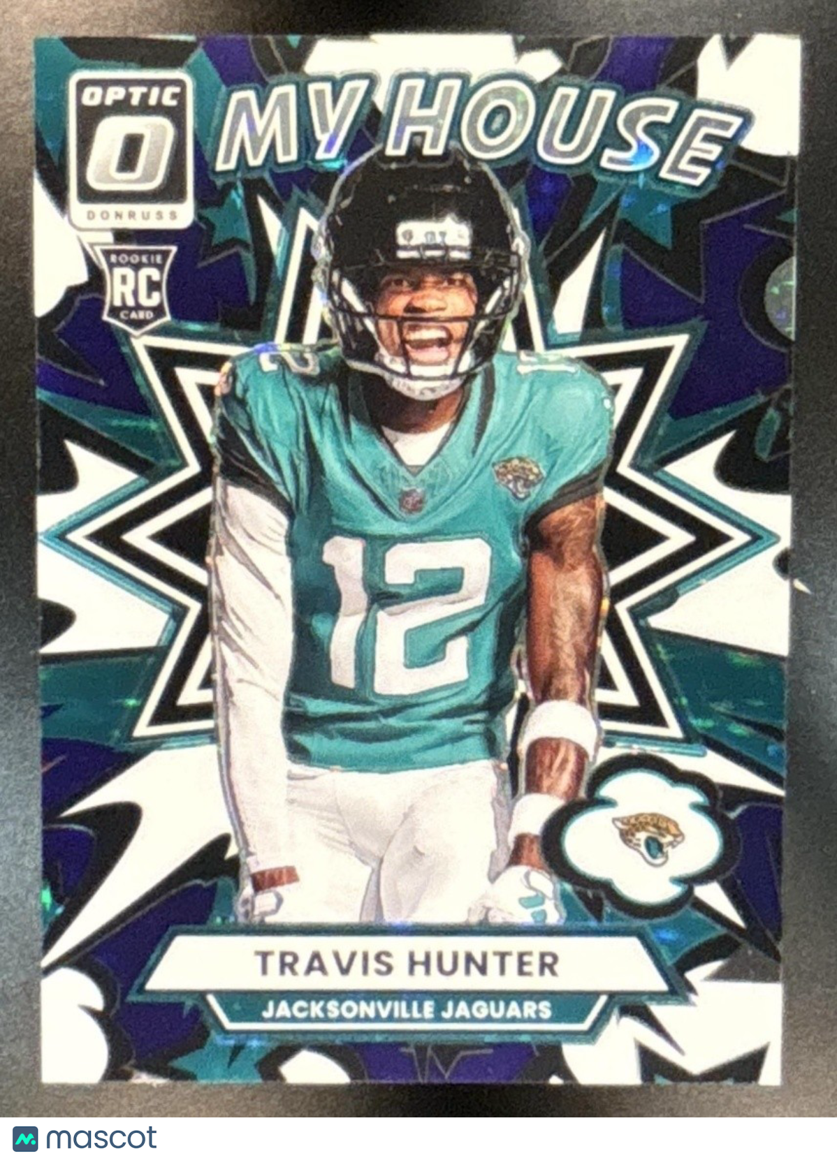 2025 Donruss Optic Travis Hunter My House! Purple Stars /25 #3 RC Jaguars