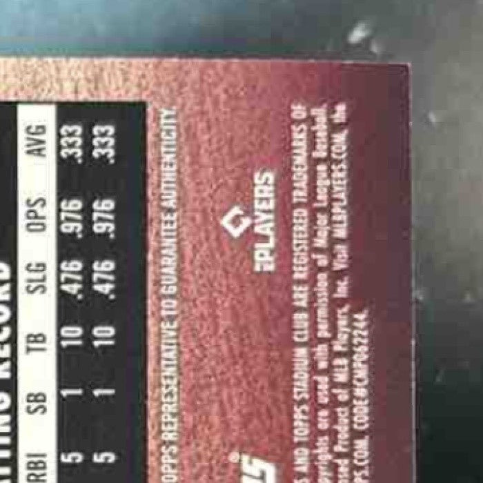 2023 Topps Stadium Club Dalton Guthrie Auto #SCBA-DGE RC Philadelphia Phillies