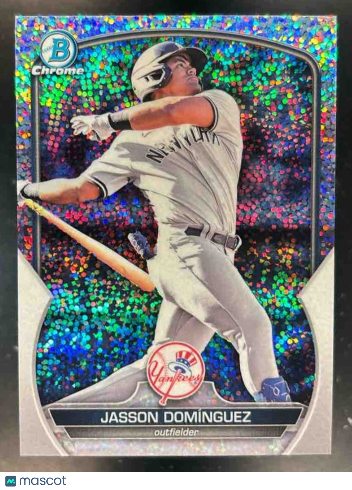 2023 Bowman Chrome Jasson Dominguez Prospects Speckle Refractor /299 Yankees