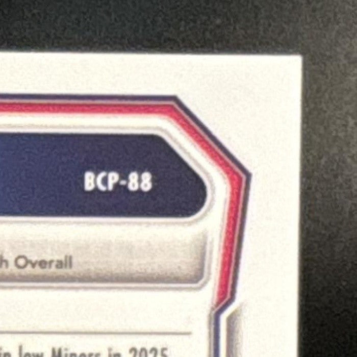 2026 Bowman Dasan Hill Chrome Rose Gold X-Fractor /15 #BCP-88 1st Prospect Twins