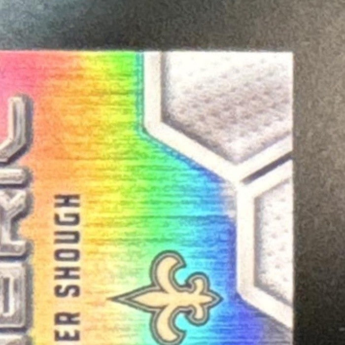 2025 Topps Chrome Tyler Shough First Year Fabric MEM RC New Orleans Saints