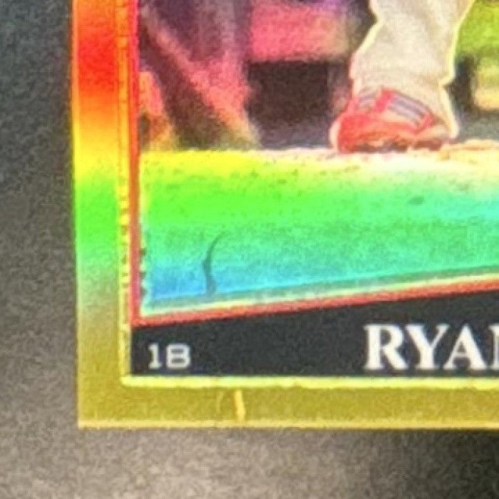 2009 Topps Chrome Ryan Howard Gold Refractor 1/50 #139 Philadelphia Phillies