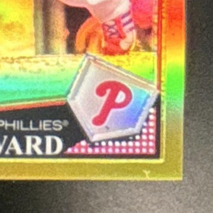 2009 Topps Chrome Ryan Howard Gold Refractor 1/50 #139 Philadelphia Phillies