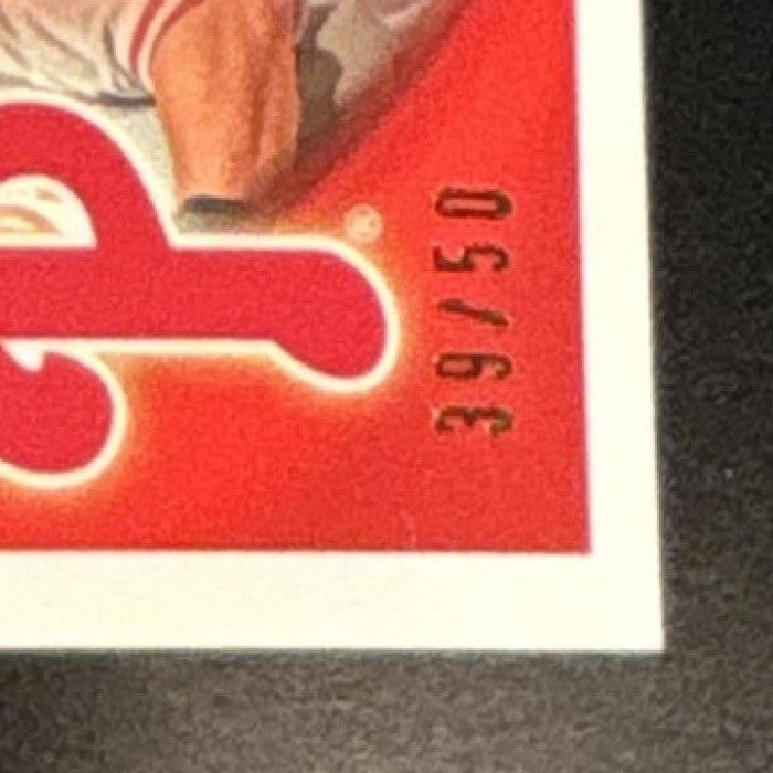 2010 Topps Chrome Jayson Werth Gold Refractor /50 #127 Philadelphia Phillies
