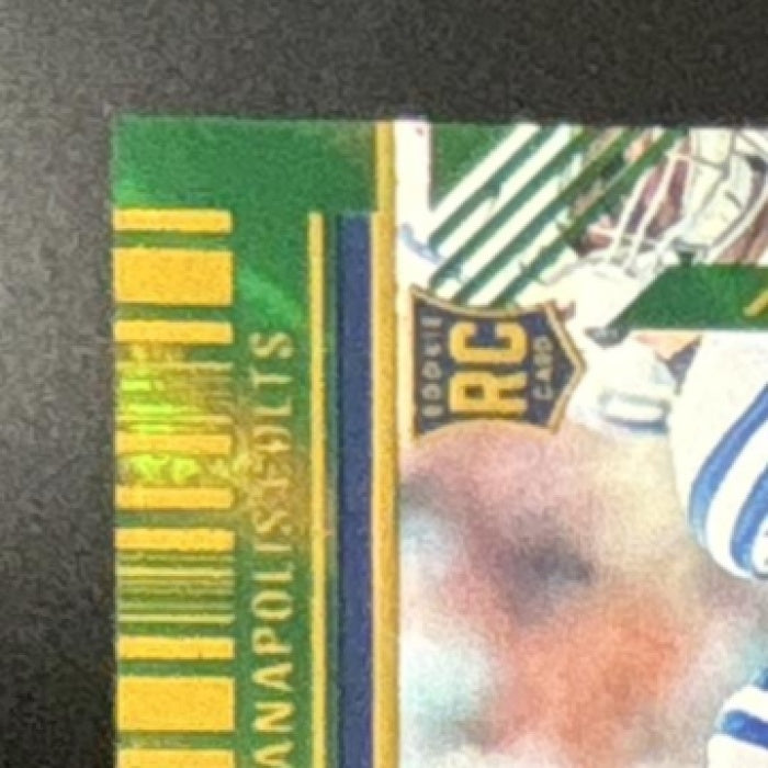 2024 Panini Contenders Tanor Bortolini Rookie Ticket Auto Green / Gold RC Colts