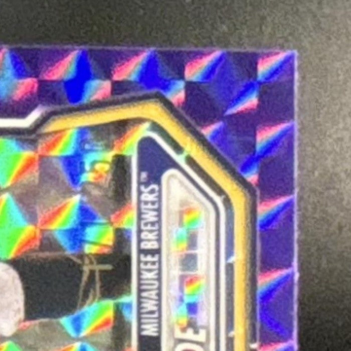 2026 Bowman Jesus Made Chrome Prospects Purple Geometric /250 #BCP-96 Brewers