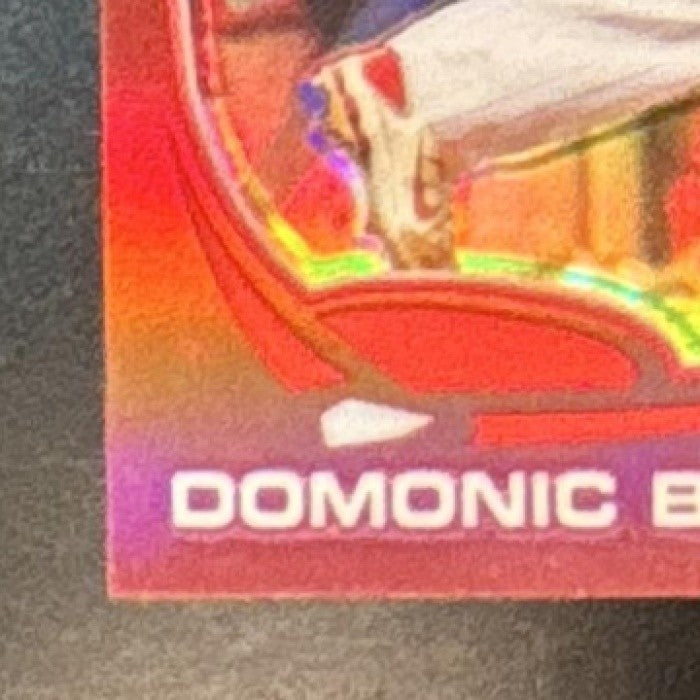 2013 Topps Chrome Domonic Brown Red Refractor /25 #215 Philadelphia Phillies