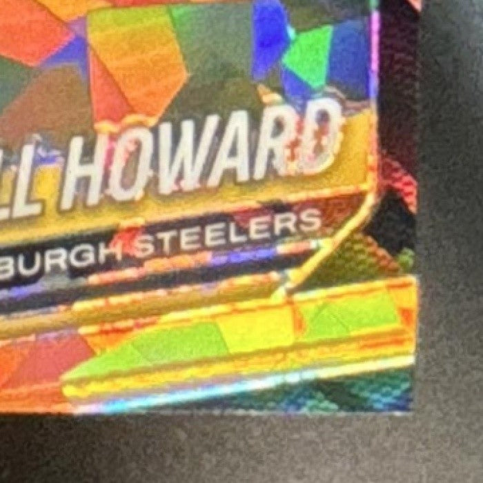 2025 Panini Prizm Will Howard Orange Ice #367 RC Pittsburgh Steelers