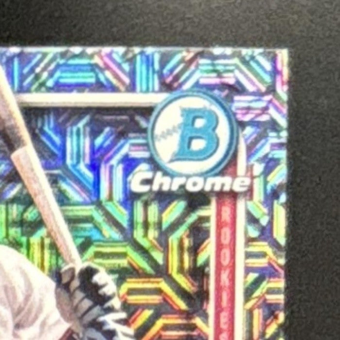 2025 Bowman Chrome Mega Box Drake Baldwin Steel Metal Mojo Refractor /100 #75 RC