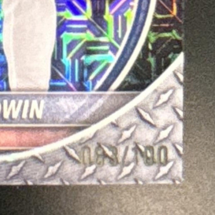 2025 Bowman Chrome Mega Box Drake Baldwin Steel Metal Mojo Refractor /100 #75 RC