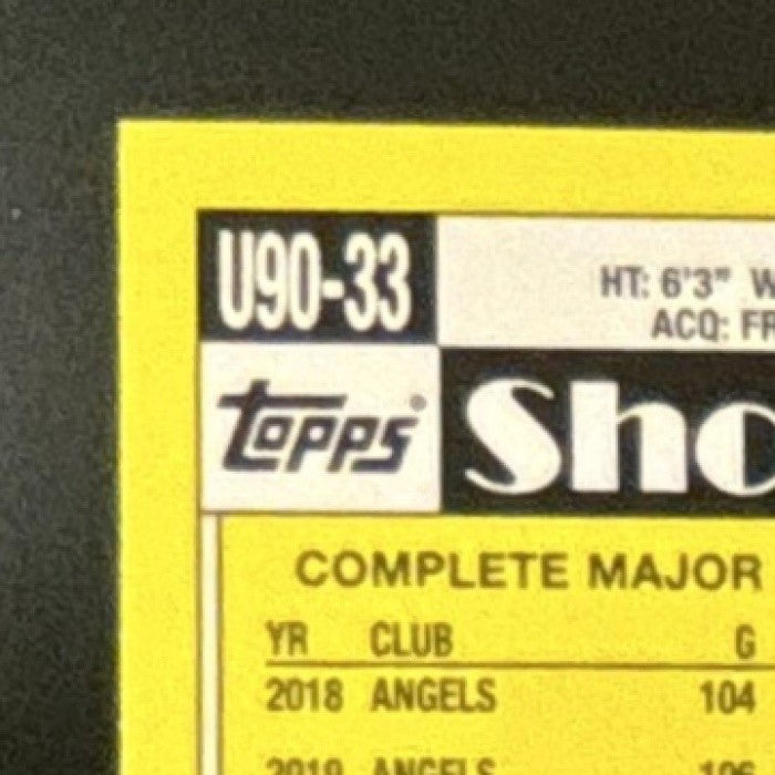 2025 Topps Update Shohei Ohtani 1990 Holo Foil #U90-33 Los Angeles Dodgers