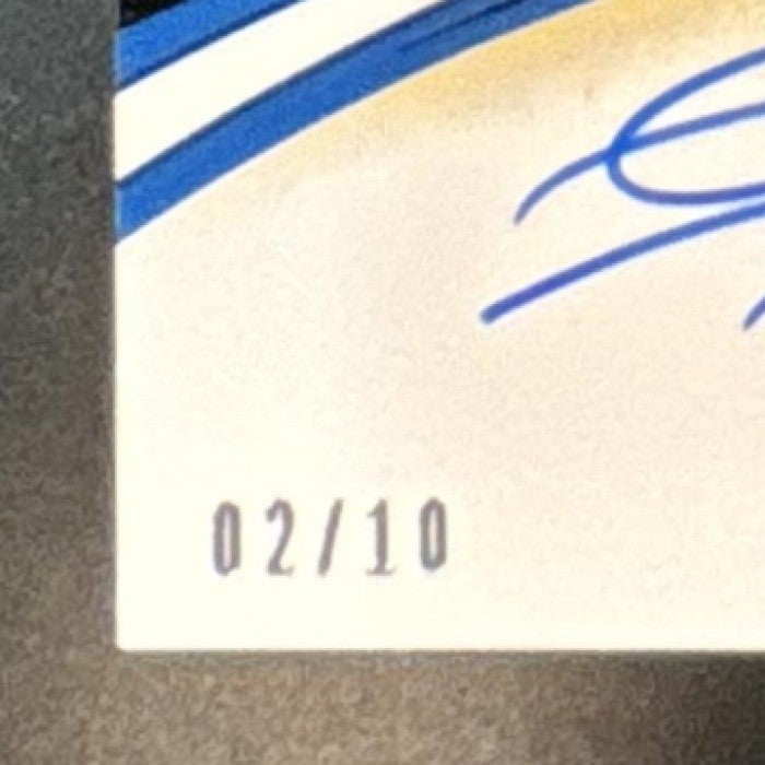 2020 Immaculate Collection Gavin Lux Patch Auto Black /10 #117 MEM RC Dodgers
