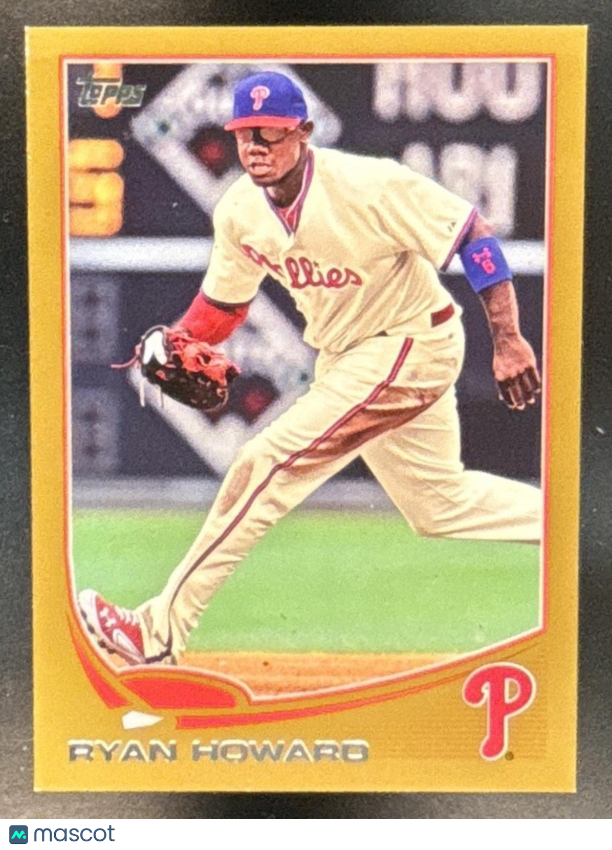 2013 Topps Mini Ryan Howard Gold /62 #6 Philadelphia Phillies
