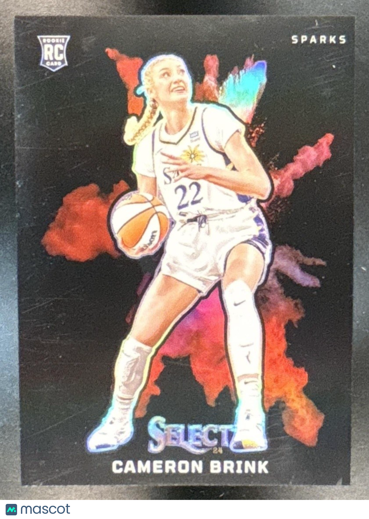 2024 Select WNBA Cameron Brink Color Blast SSP Black #6 Los Angeles Sparks