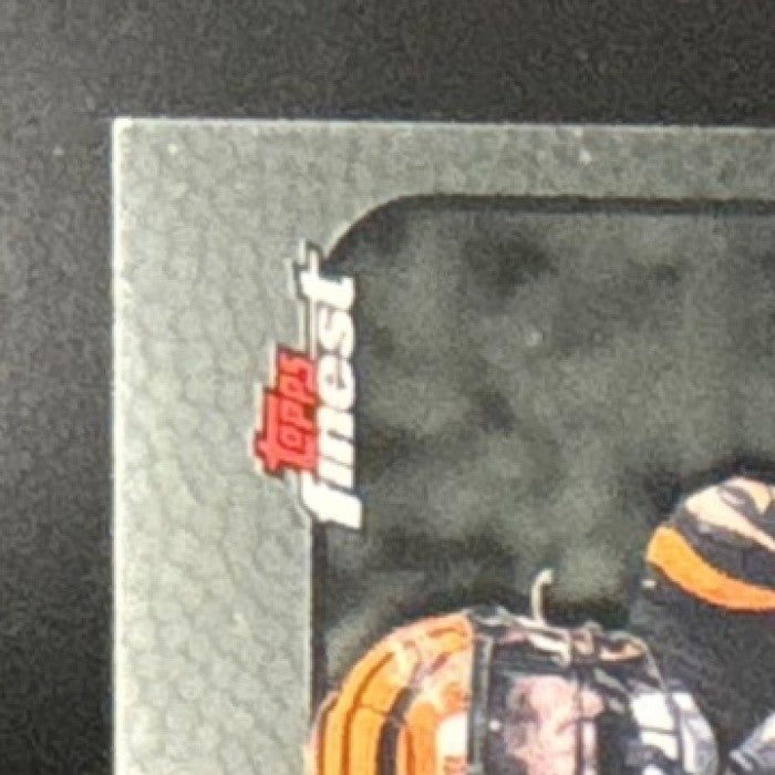 2025 Topps Finest Chase Brown Flashback Auto #FBA-CB Cincinnati Bengals