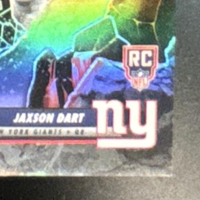2025 Topps Finest Jaxson Dart Smashing Through RC #ST-10 New York Giants