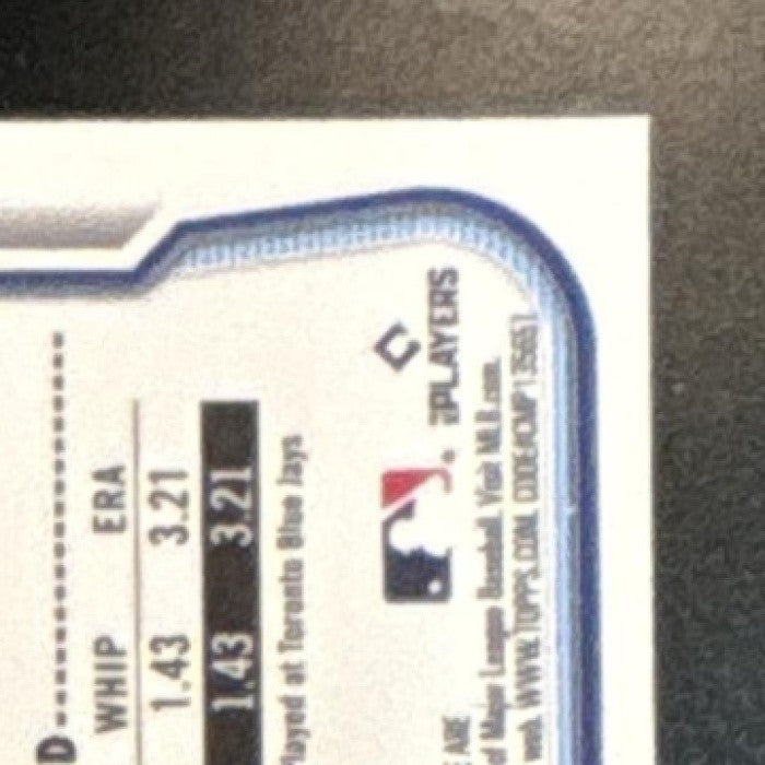 2026 Bowman Mega Box Trey Yesavage Chrome Mojo Refractor #41 RC Blue Jays