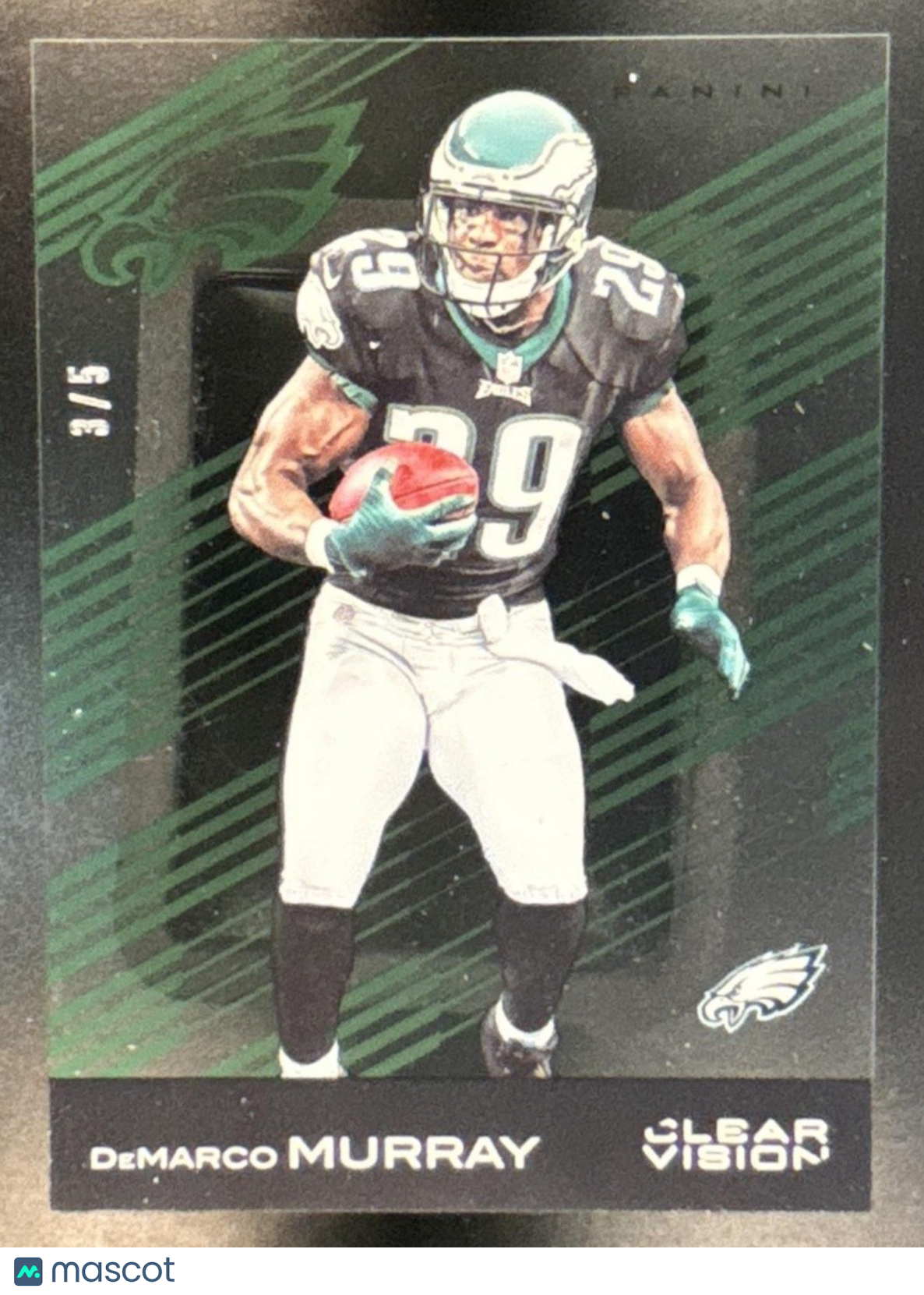 2015 Panini Clear Vision DeMarco Murray Green /5 #26 Philadelphia Eagles