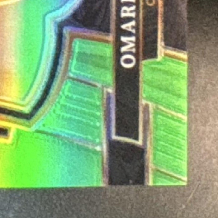 2025 Panini Select Omarion Hampton Neon Green /49 #102 RC Los Angeles Chargers