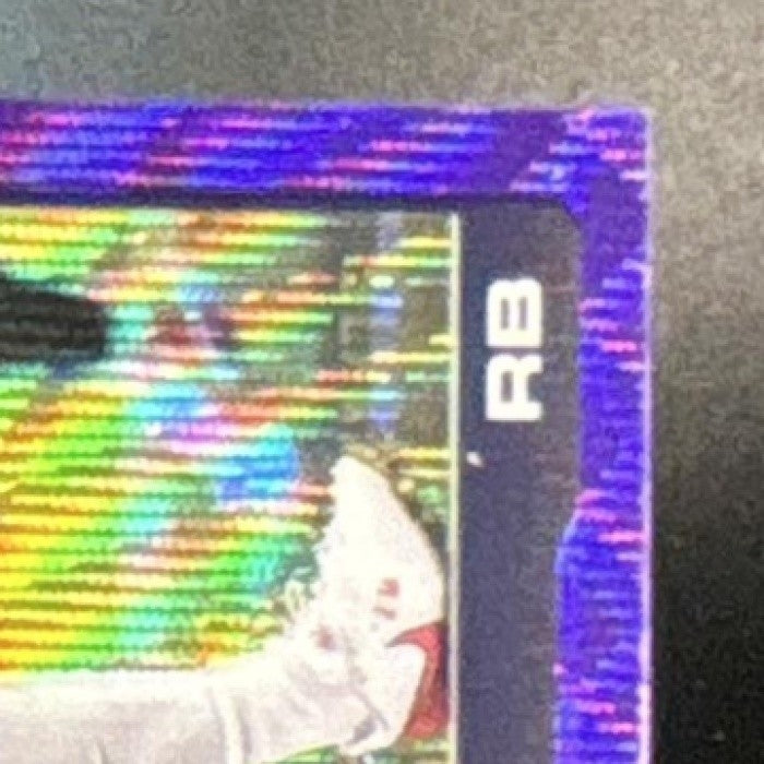 2025 Topps Chrome RJ Harvey Rookie Purple Wave /75 #330 RC Denver Broncos