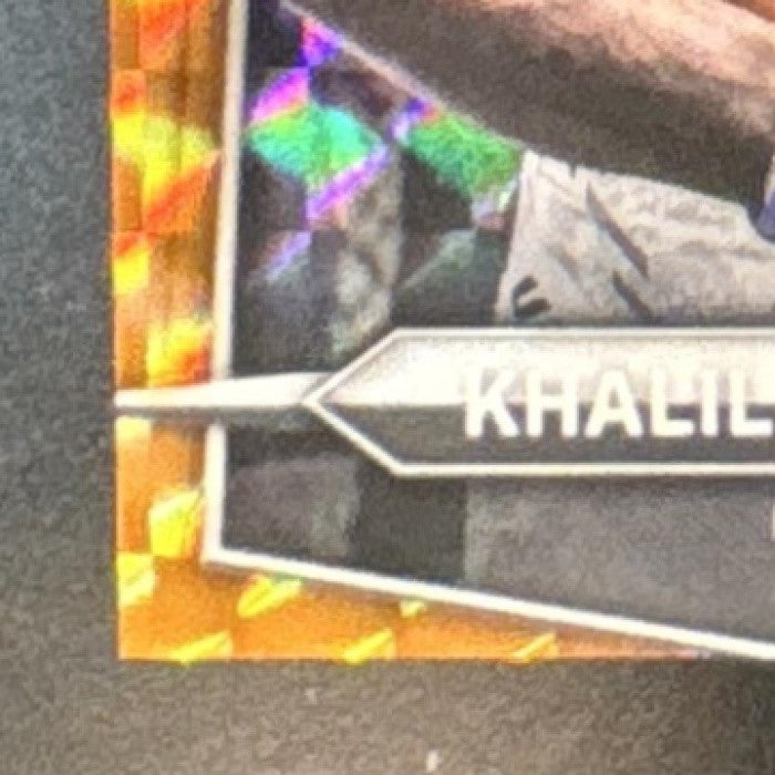 2026 Topps Chrome UFC Khalil Rountree Jr. Orange Geometric Refractor /25 #157