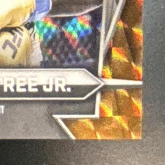2026 Topps Chrome UFC Khalil Rountree Jr. Orange Geometric Refractor /25 #157