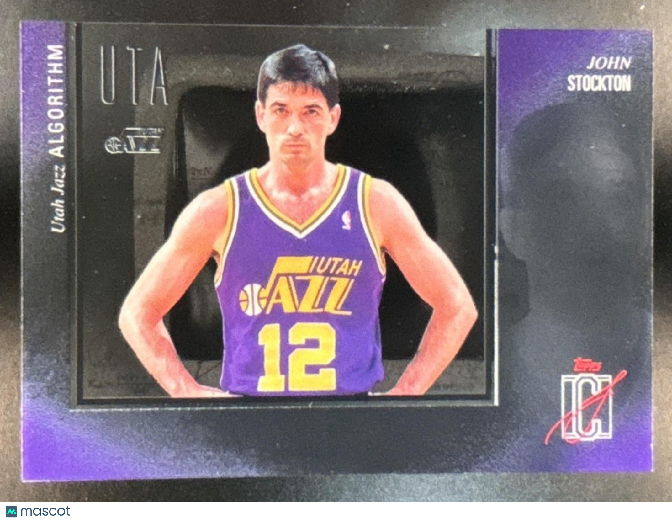 2025-26 Topps Signature Class John Stockton Algorithm #AL-2 SP Utah Jazz