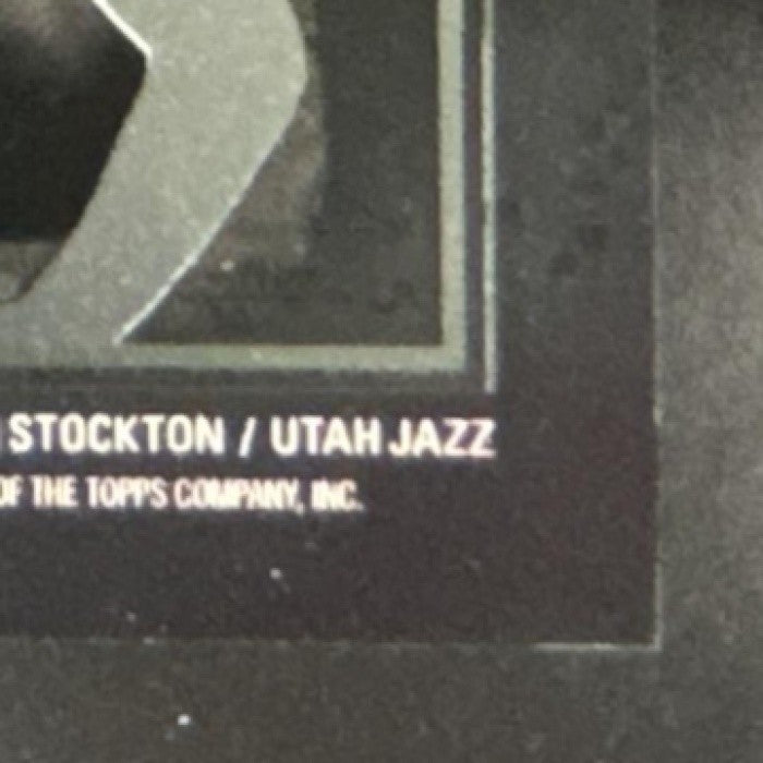 2025-26 Topps Signature Class John Stockton Algorithm #AL-2 SP Utah Jazz