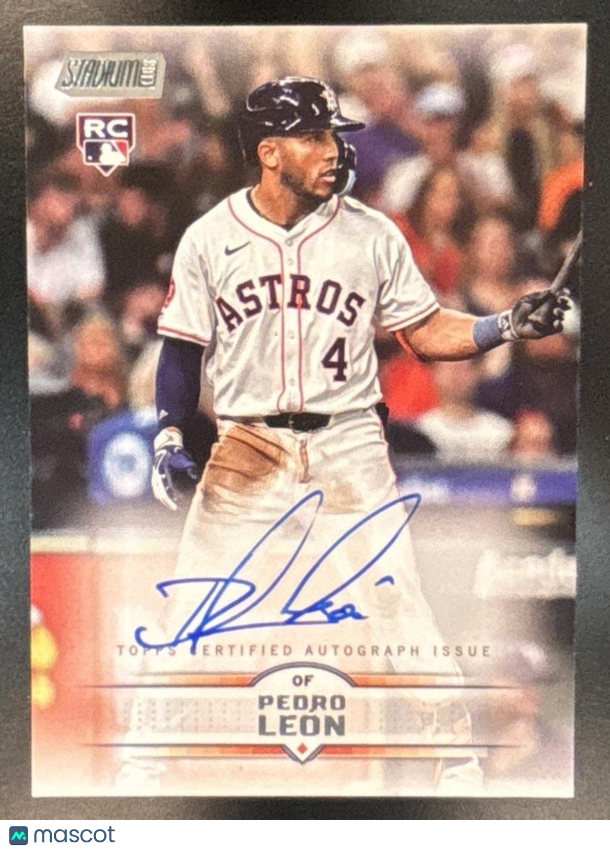 2025 Topps Stadium Club Pedro Leon Auto #SCBA-PL Houston Astros