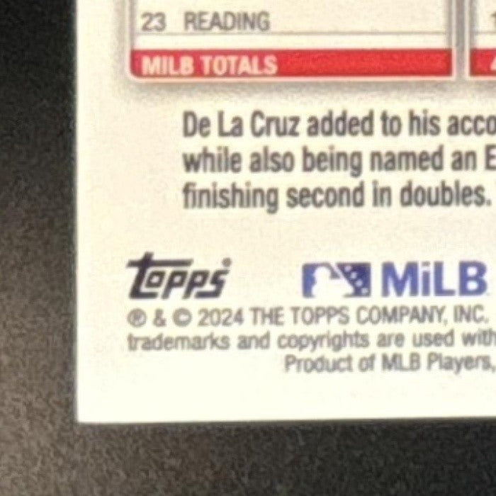 2024 Topps Pro Debut Carlos De La Cruz Auto #PD-51