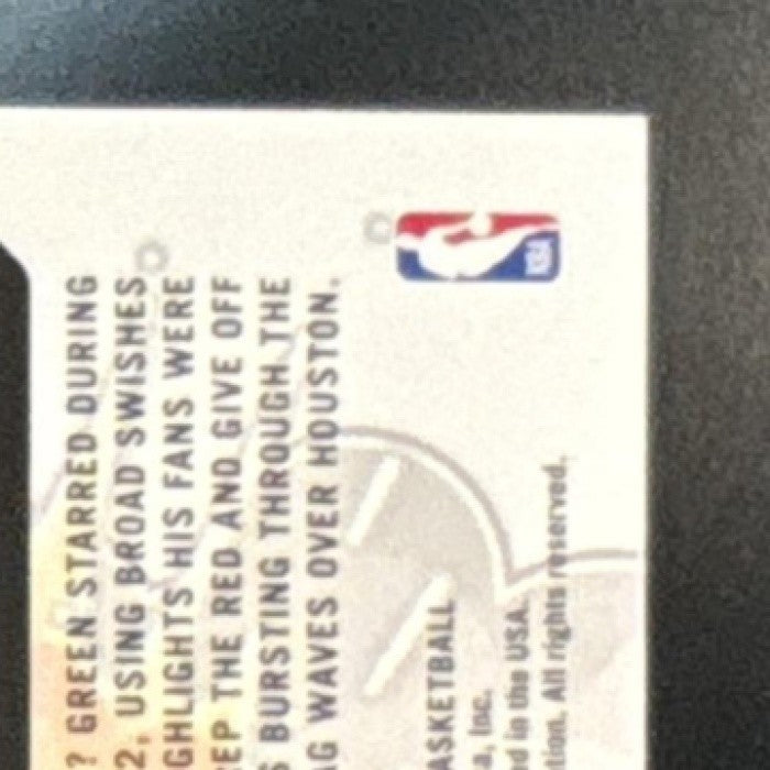 2022-23 Donruss Jalen Green Bomb Squad Holo Laser Red/Blue /15 #8 Rockets