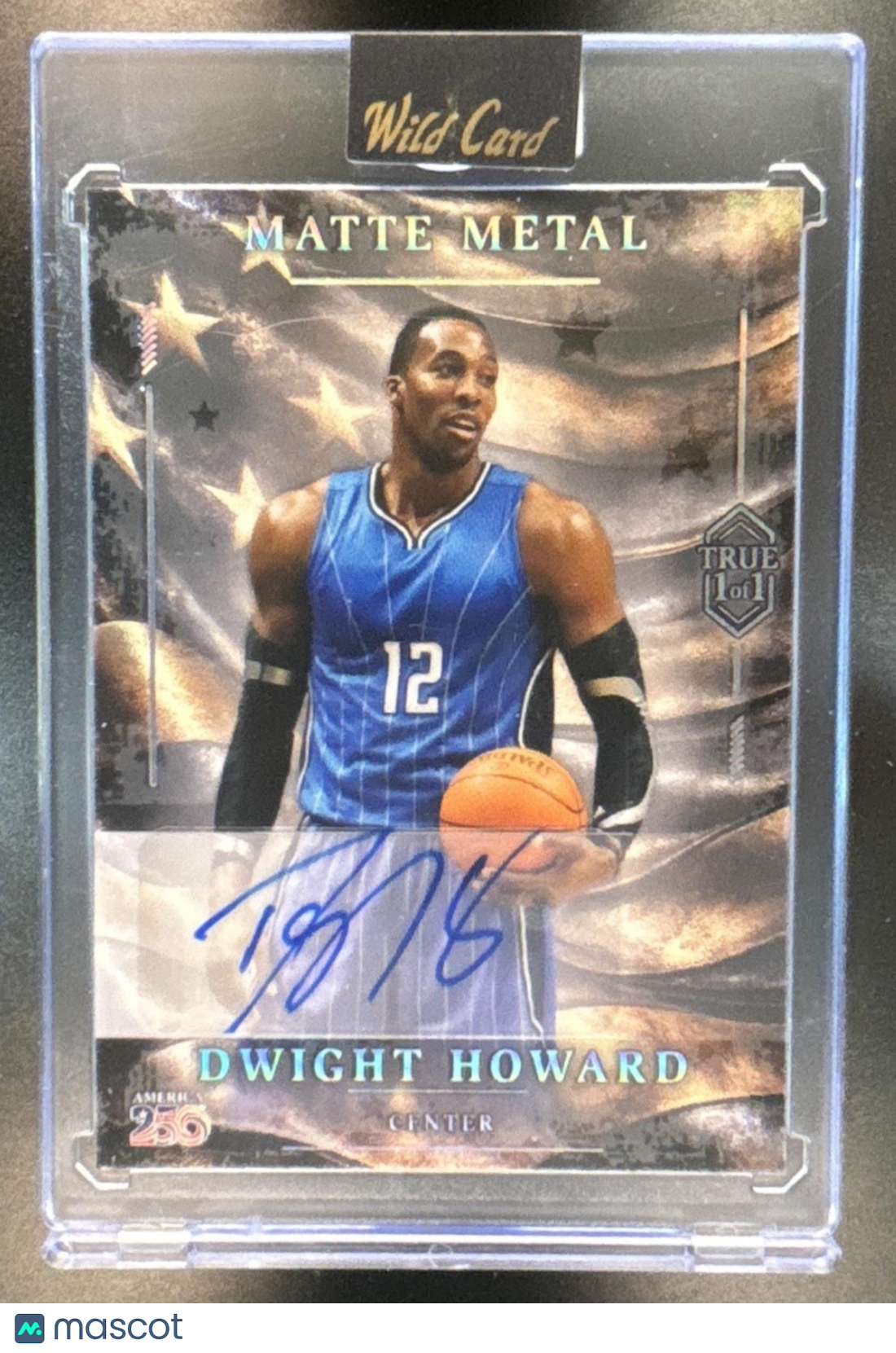2026 Wild Card Matte Metal "America 250" Dwight Howard Auto "True 1/1"