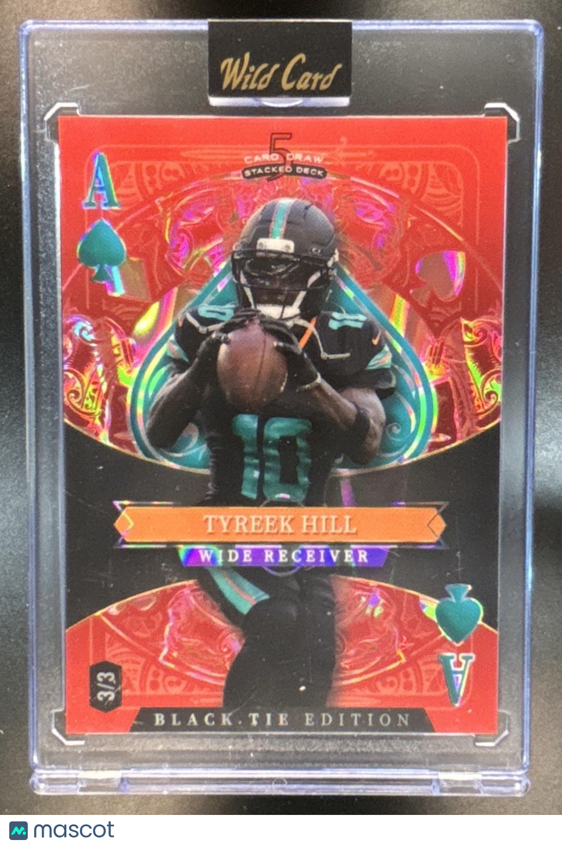 2026 Wild Card 5 Draw Stacked Deck Black Tie Edition Tyreek Hill 3/3