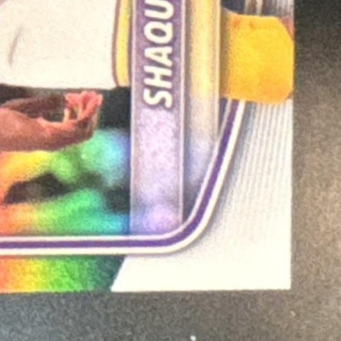 2025-26 Bowman Shaquille O'Neal Retrofractor Variation #RV-SA SP LSU Tigers