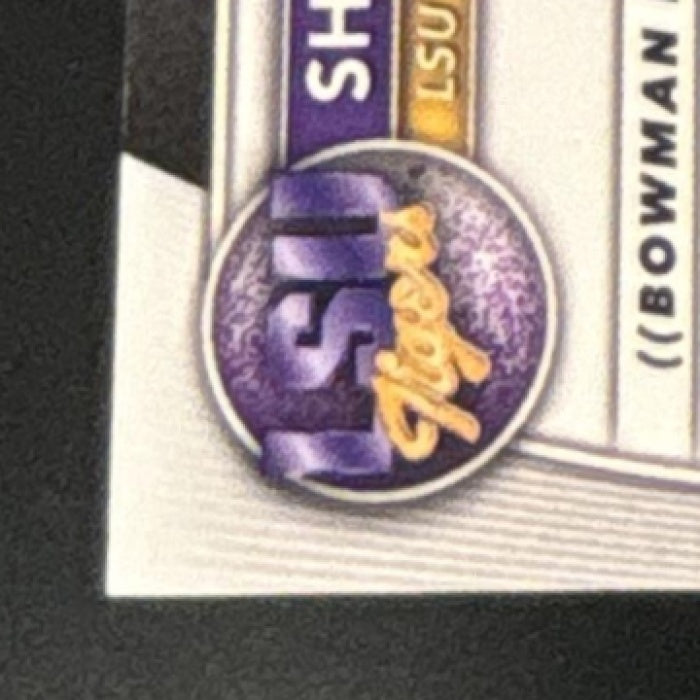 2025-26 Bowman Shaquille O'Neal Retrofractor Variation #RV-SA SP LSU Tigers