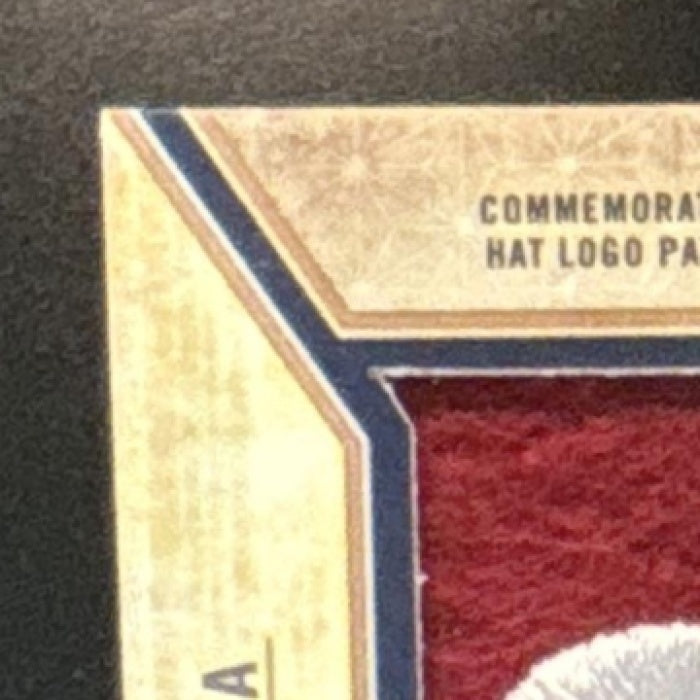 2019 Topps Aaron Nola Retro Hat Manufactured Logo Patches Philadelphia Phillies