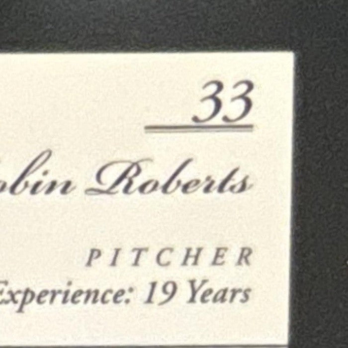 2010 Topps Tribute Robin Roberts Blue /399 #33 Philadelphia Phillies