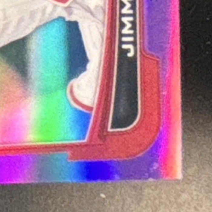 2012 Bowman Chrome Jimmy Rollins Purple Refractor /199 #65 Philadelphia Phillies
