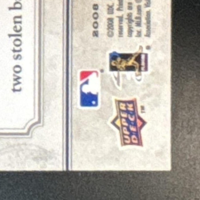 2008 Upper Deck A Piece of History Jimmy Rollins Timeless Moments /699