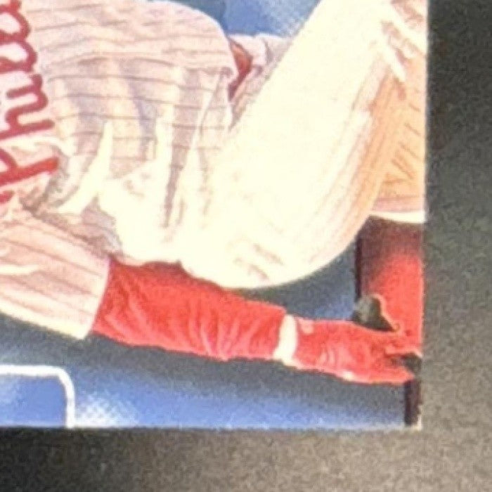 2002 Fleer Box Score Bobby Abreu Press Clippings Game Used MEM Phillies