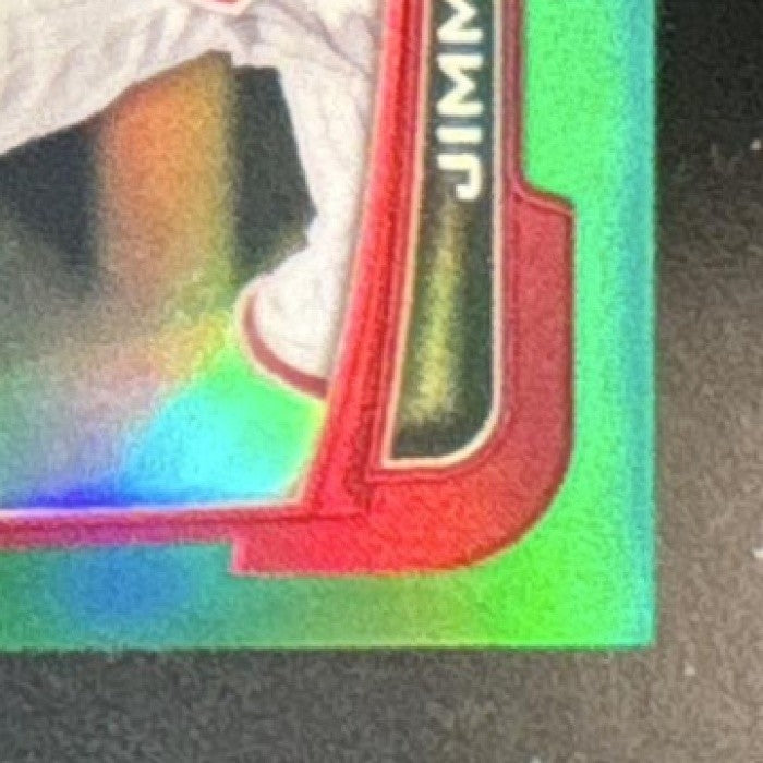 2012 Bowman Chrome Jimmy Rollins Green Refractor #65 Philadelphia Phillies