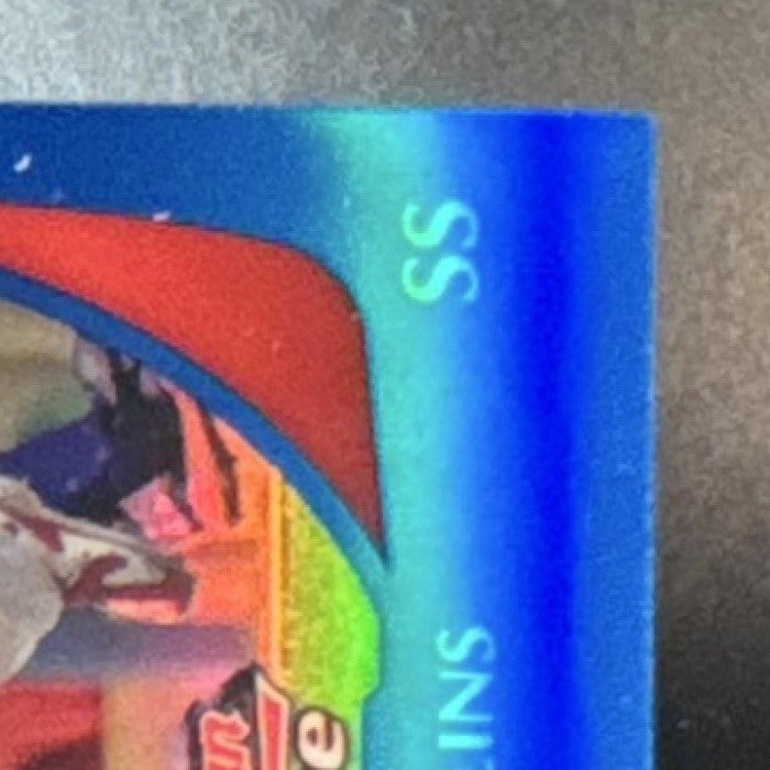 2010 Topps Chrome Jimmy Rollins Blue Refractor /199 #116 Philadelphia Phillies