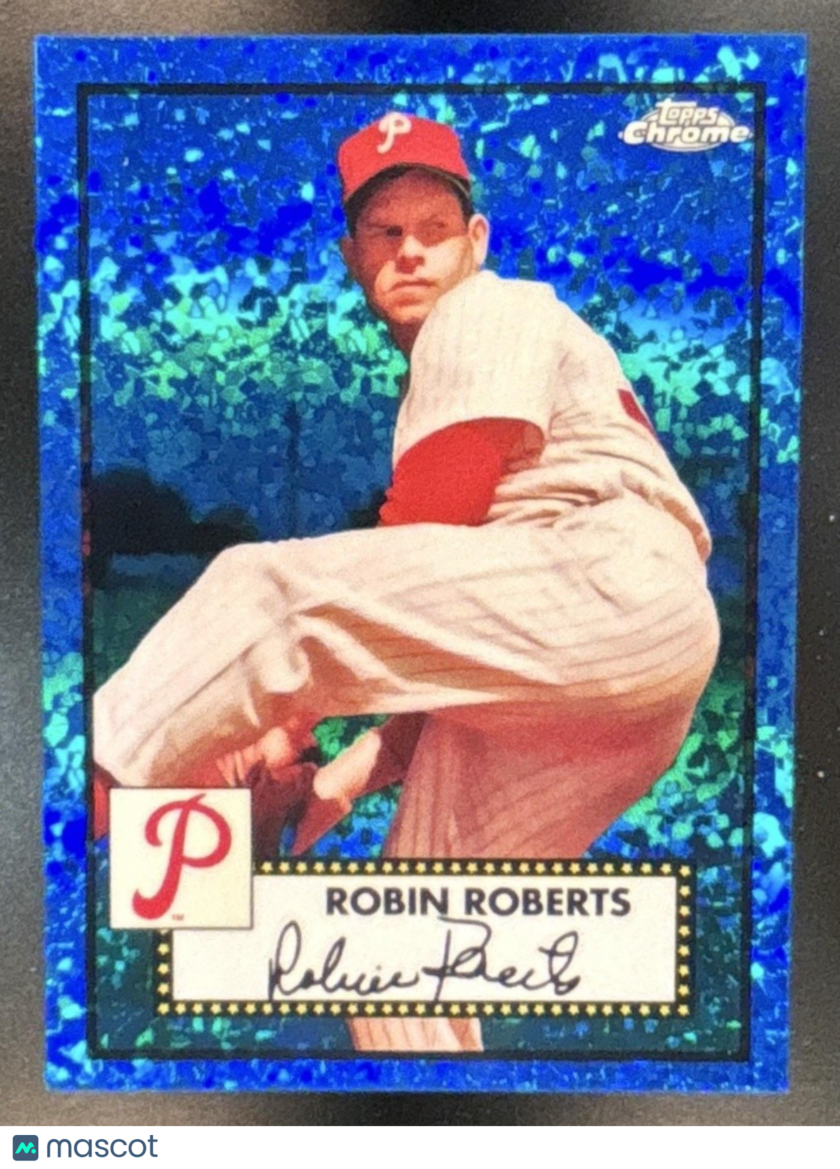 2021 Topps Chrome Platinum Anniversary Robin Roberts Blue Mini Diamond /199 #665