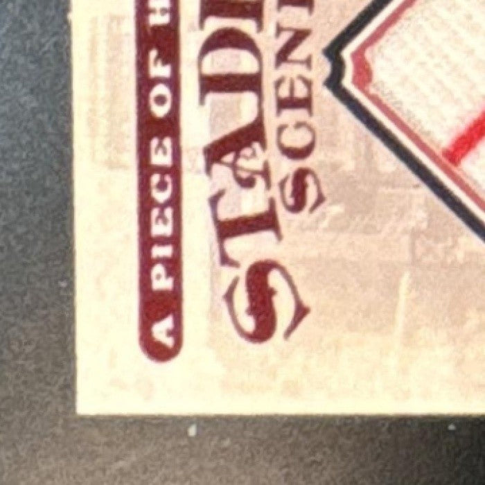 2008 Upper Deck A Piece of History Jimmy Rollins Stadium Scenes Jersey Red