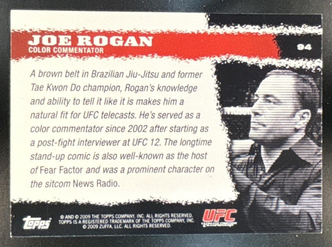 2009 Topps UFC Round 1 Joe Rogan #94